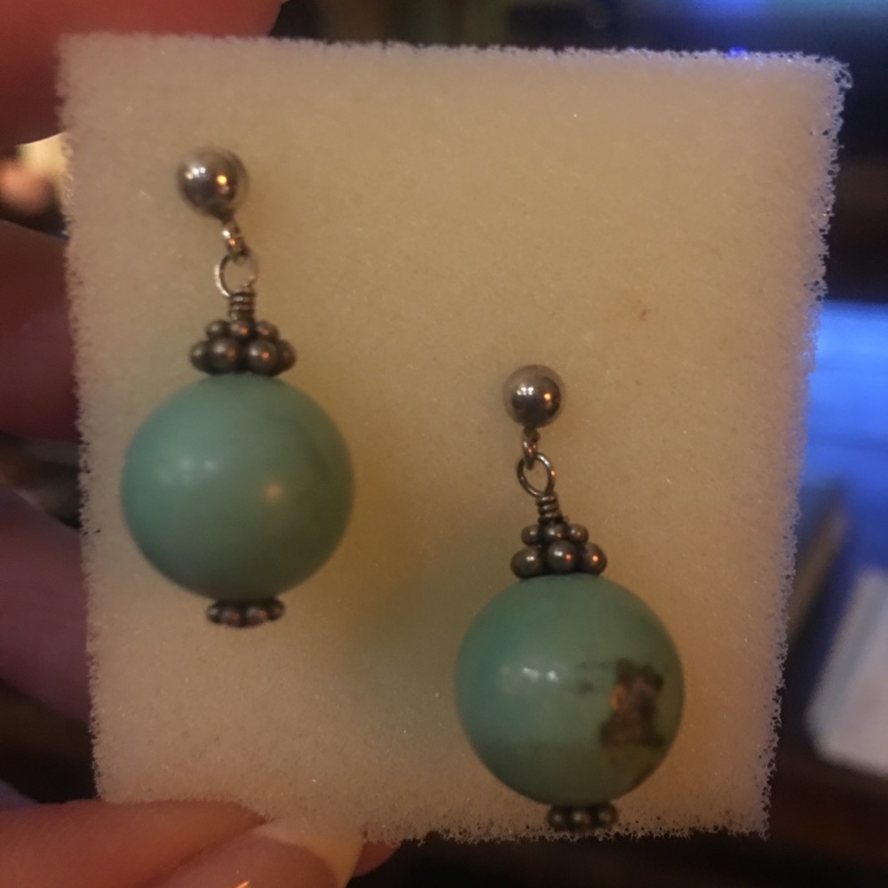 Turquoise drop earrings